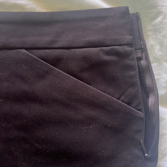 Theory pencil work skirt cotton pockets black size 0 - Picture 2 of 5